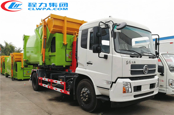 國五東風天錦車廂可卸式垃圾車