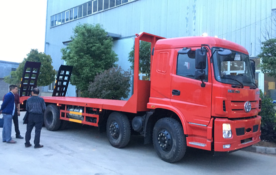 【國五】三環昊龍前四后八挖機平板車 【國五】三環昊龍前四后八挖機平板車