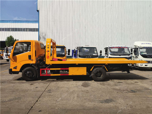 江鈴凱銳一拖二平板清障車 江鈴凱銳一拖二平板清障車