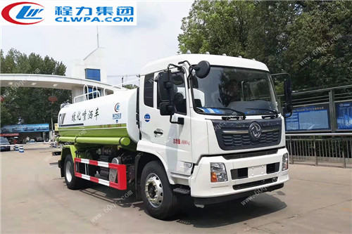 東風(fēng)天錦國(guó)六灑水車交付河北廊坊徐總