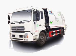 國(guó)五東風(fēng)天錦壓縮式垃圾車(chē)