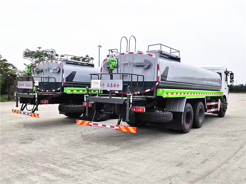 國六東風D3后雙橋灑水車