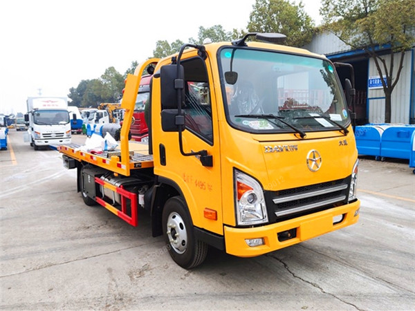 大運(yùn)一拖二平板藍(lán)牌清障車