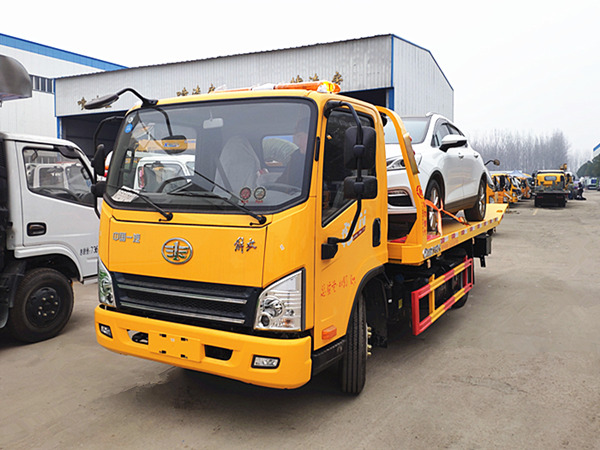 解放虎VN藍牌一拖二清障車