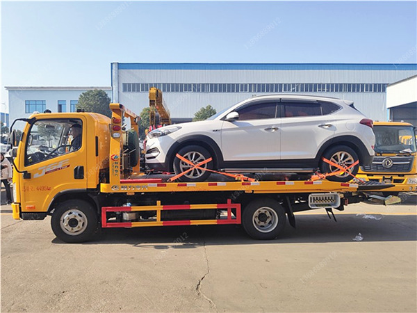 解放J6F藍(lán)牌一拖二清障車(chē)